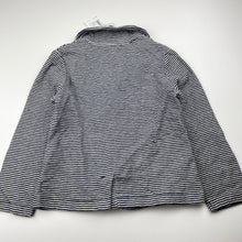 Load image into Gallery viewer, Girls Target, navy stripe knit cotton blazer / jacket, NEW, size 4,  