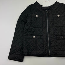 Load image into Gallery viewer, Girls Target, black quilted zip up jacket, NEW, size 5,  