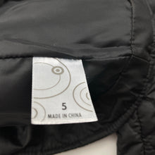 Load image into Gallery viewer, Girls Target, black quilted zip up jacket, NEW, size 5,  