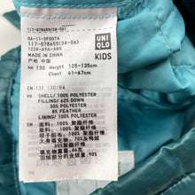 Load image into Gallery viewer, Unisex Uniqlo, lightweight down/feather filled jacket, GUC, size 8,  