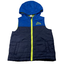 Load image into Gallery viewer, Boys LONSDALE, hooded puffer vest / sleeveless jacket, FUC, size 4,  
