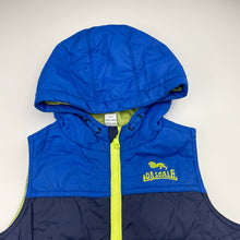 Load image into Gallery viewer, Boys LONSDALE, hooded puffer vest / sleeveless jacket, FUC, size 4,  