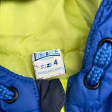 Load image into Gallery viewer, Boys LONSDALE, hooded puffer vest / sleeveless jacket, FUC, size 4,  