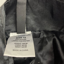 Load image into Gallery viewer, Girls Love 2 Dance, black sequin zip up jacket, EUC, size 12,  