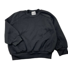 Load image into Gallery viewer, Unisex Down Under, black fleece lined sweater / jumper, EUC, size 6,  