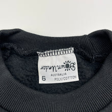 Load image into Gallery viewer, Unisex Down Under, black fleece lined sweater / jumper, EUC, size 6,  
