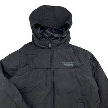 Load image into Gallery viewer, Boys HANG TEN, black lightweight hooded jacket / coat, GUC, size 9,  