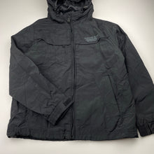 Load image into Gallery viewer, Boys HANG TEN, black lightweight hooded jacket / coat, GUC, size 9,  