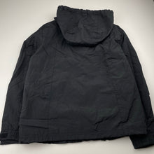 Load image into Gallery viewer, Boys HANG TEN, black lightweight hooded jacket / coat, GUC, size 9,  
