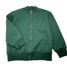 Load image into Gallery viewer, Unisex LWR, green fleece school zip up sweater, EUC, size 6,  