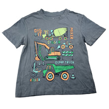 Load image into Gallery viewer, Boys Target, organic cotton tee / top, diggers, FUC, size 4,  