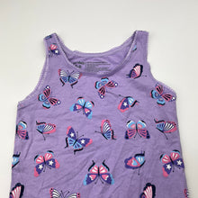 Load image into Gallery viewer, Girls Anko, stretchy singlet top, butterflies, EUC, size 6-8,  