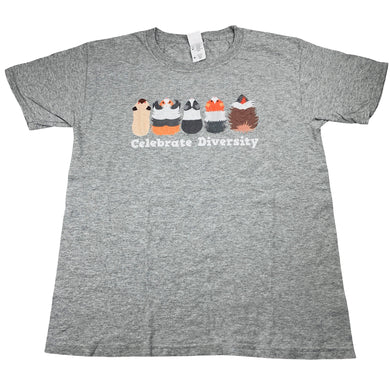 Unisex FRUIT OF THE LOOM, grey marle tee / top, Sz: M, armpit to armpit: 41cm, wash fade, FUC, size 10-12,  