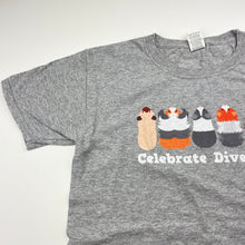 Load image into Gallery viewer, Unisex FRUIT OF THE LOOM, grey marle tee / top, Sz: M, armpit to armpit: 41cm, wash fade, FUC, size 10-12,  