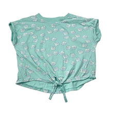 Load image into Gallery viewer, Girls Mango, tie front cotton tee / top, shells, EUC, size 8,  