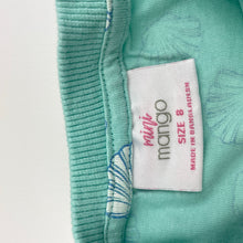 Load image into Gallery viewer, Girls Mango, tie front cotton tee / top, shells, EUC, size 8,  