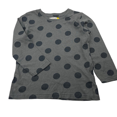 Unisex Lily & Dan, grey cotton long sleeve tee / top, EUC, size 4,  