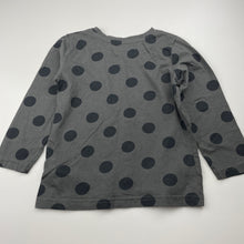 Load image into Gallery viewer, Unisex Lily &amp; Dan, grey cotton long sleeve tee / top, EUC, size 4,  