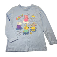 Load image into Gallery viewer, Girls Peppa Pig, cotton long sleeve tee / top, EUC, size 6,  