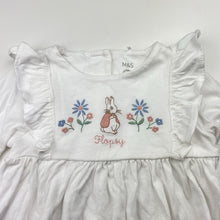 Load image into Gallery viewer, Girls M&amp;S, Peter Rabbit embroidered cotton long sleeve top, EUC, size 1,  