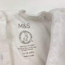 Load image into Gallery viewer, Girls M&amp;S, Peter Rabbit embroidered cotton long sleeve top, EUC, size 1,  