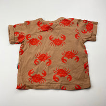 Load image into Gallery viewer, Unisex Bonds, WONDERCOOL stretchy tee / top, crabs, EUC, size 000,  