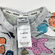 Load image into Gallery viewer, Unisex Bonds, x Disney, Finding Nemo zip wondersuit / zippy / romper, GUC, size 00,  