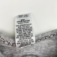 Load image into Gallery viewer, Girls Bonds, ribbed zip wondersuit / zippy / romper, GUC, size 0000,  