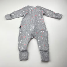 Load image into Gallery viewer, Girls Bonds, ribbed zip wondersuit / zippy / romper, GUC, size 0000,  