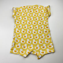Load image into Gallery viewer, Unisex Next, organic cotton romper, ducks, small marks, FUC, size 00,  