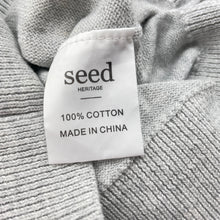 Load image into Gallery viewer, Girls Seed, knitted cotton hooded cardigan, GUC, size 0,  