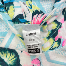 Load image into Gallery viewer, Girls Bonds, cotton long sleeve hooded tee / top, GUC, size 00,  