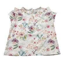 Load image into Gallery viewer, Girls Next, floral cotton tee / top, FUC, size 0,  