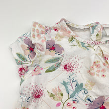 Load image into Gallery viewer, Girls Next, floral cotton tee / top, FUC, size 0,  