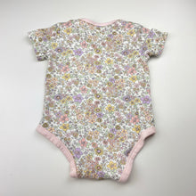 Load image into Gallery viewer, Girls Dymples, floral cotton bodysuit / romper, EUC, size 0,  