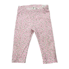 Load image into Gallery viewer, Girls H&amp;M, stretchy floral leggings / bottoms, adjustable, FUC, size 00,  