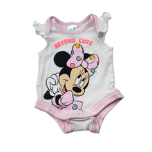 Load image into Gallery viewer, Girls Disney, Minnie Mouse cotton bodysuit / romper, FUC, size 00000,  