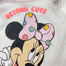 Load image into Gallery viewer, Girls Disney, Minnie Mouse cotton bodysuit / romper, FUC, size 00000,  