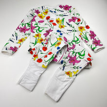 Load image into Gallery viewer, Girls Bonds, floral zip wondersuit / zippy / romper, EUC, size 2,  