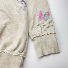 Load image into Gallery viewer, Girls Next, embellished cotton sweater / jumper, butterflies, GUC, size 7,  
