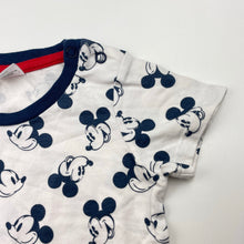 Load image into Gallery viewer, Boys Disney, Mickey Mouse cotton tee / top, EUC, size 0,  
