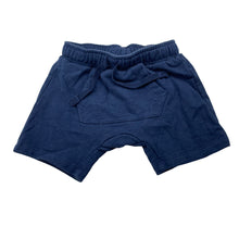Load image into Gallery viewer, Boys Dymples, navy cotton shorts, elasticated, GUC, size 0,  