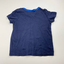 Load image into Gallery viewer, Boys Dymples, navy cotton tee / top, EUC, size 0,  