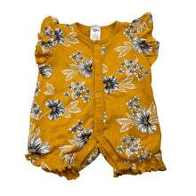 Load image into Gallery viewer, Girls Baby Berry, floral cotton romper, EUC, size 0,  