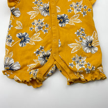 Load image into Gallery viewer, Girls Baby Berry, floral cotton romper, EUC, size 0,  