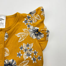 Load image into Gallery viewer, Girls Baby Berry, floral cotton romper, EUC, size 0,  