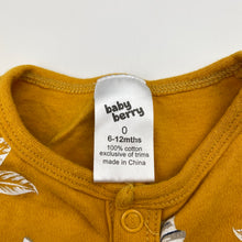 Load image into Gallery viewer, Girls Baby Berry, floral cotton romper, EUC, size 0,  