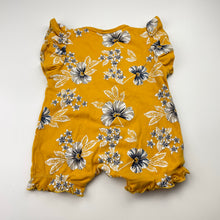 Load image into Gallery viewer, Girls Baby Berry, floral cotton romper, EUC, size 0,  