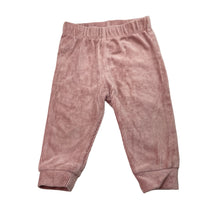 Load image into Gallery viewer, Girls Baby Berry, ribbed velour pants / bottoms, elasticated, EUC, size 0,  