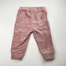 Load image into Gallery viewer, Girls Baby Berry, ribbed velour pants / bottoms, elasticated, EUC, size 0,  